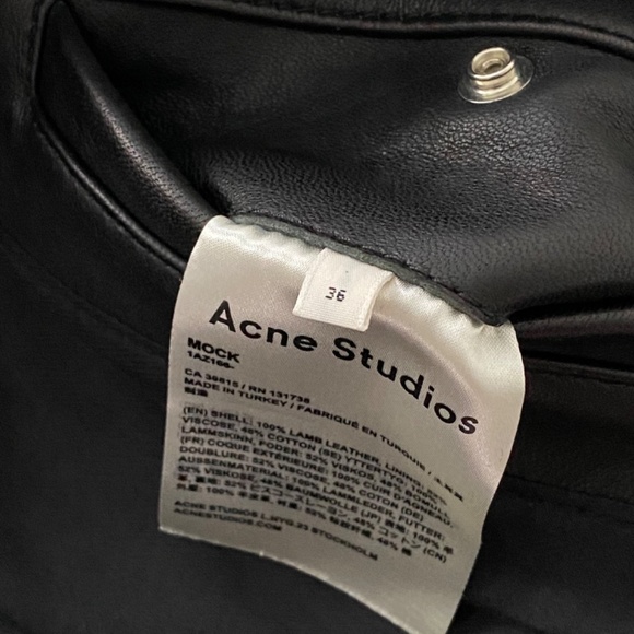 Acne Studios Leather Jacket - Picture 3 of 8